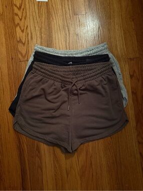 H&M Women's Athletic Drawstring Shorts - Brown, Black, Gray